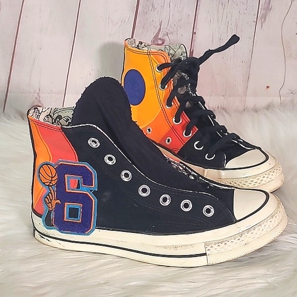 Converse All Star Chuck Taylor High Top Space Jam Tune Squad Sneakers Womens 7 - Picture 4 of 17